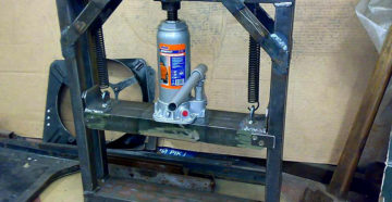 Пресс настольный гидравлический своими руками