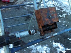 Лебедка из дрели своими руками