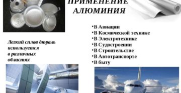 Где применяется алюминий