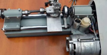 Настольный токарный станок по металлу своими руками