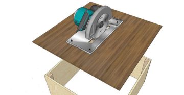 Изготовление стола для ручной циркулярной пилы