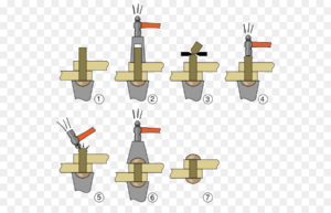 Как делать заклепки на металле