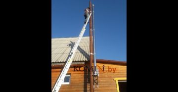 Мачта для дымохода своими руками Мачта для дымохода своими руками