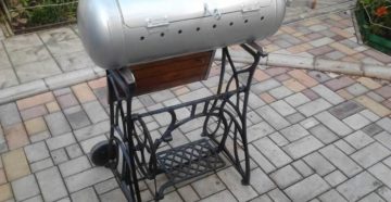 Как изготовить мангал из газового баллона