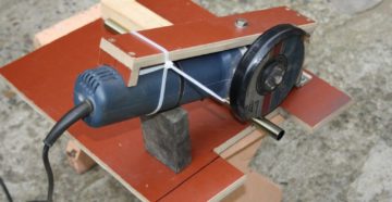 Как сделать пилу из болгарки своими руками