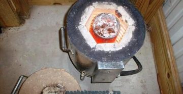 Муфельная печь на газу своими руками