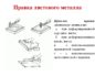 Правка листового металла