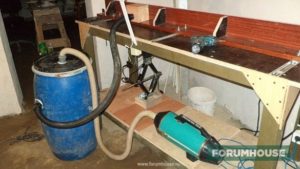 Стружкоотсос из пылесоса своими руками