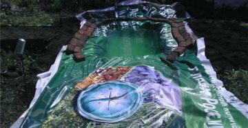 Бассейн из баннера своими руками