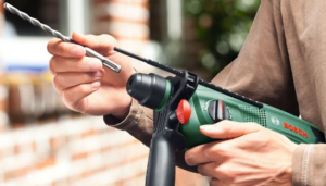 Как закрепить сверло в перфораторе