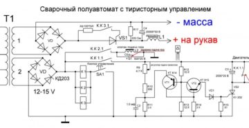 Регулировка тока в сварочном полуавтомате