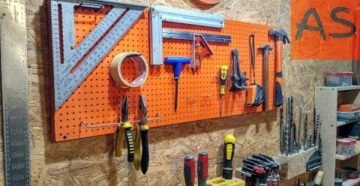 Перфопанель для инструмента своими руками