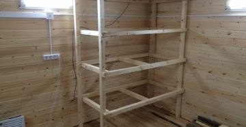 Как сделать стеллаж из бруса своими руками Как сделать стеллаж из бруса своими руками