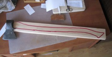 Как сделать топорище своими руками