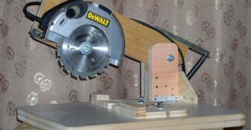 Торцовочная пила из ручной циркулярки своими руками Торцовочная пила из ручной циркулярки своими руками