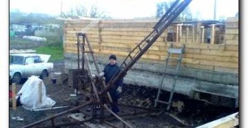 Кран для строительства дома своими руками