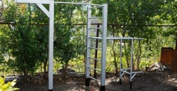 Турник своими руками на улице