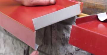 Отливы своими руками