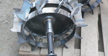 Металлические колеса для мотоблока своими руками