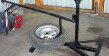 Станок для бортировки колес своими руками Станок для бортировки колес своими руками