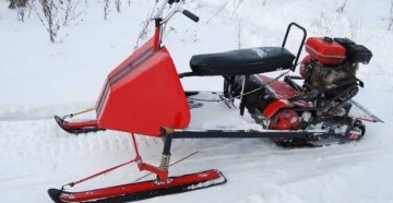 Мотоснегоход своими руками