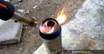 Пайка алюминия газовой горелкой