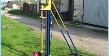 Бурилка для столбов своими руками