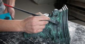 Как наносить патину на металл