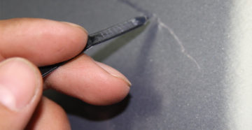 Как убрать царапины на металле