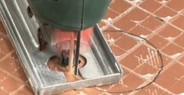 Фигурная резка керамической плитки своими руками