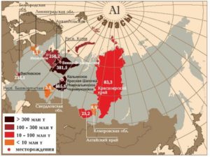 Где добывают алюминий в России