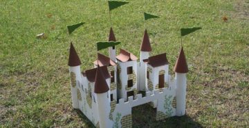 Замок своими руками из подручных материалов Замок своими руками из подручных материалов