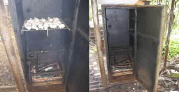 Коптильня из сейфа своими руками Коптильня из сейфа своими руками