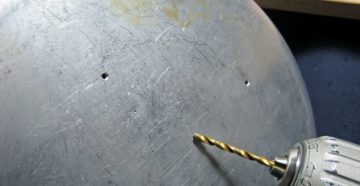 Как заделать дырку в алюминиевой кастрюле