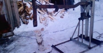 Механический дровокол своими руками подробности изготовления Механический дровокол своими руками подробности изготовления