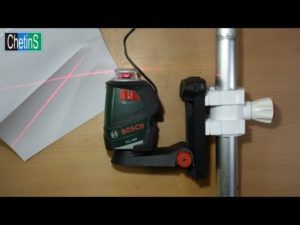 Держатель для лазерного уровня своими руками