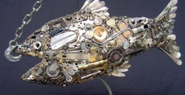 Изделия из отходов металла