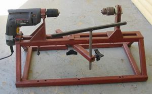 Деревообрабатывающий станок из дрели