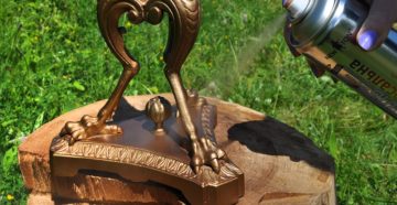 Краска под бронзу по металлу Краска под бронзу по металлу