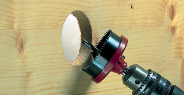 Как сверлить коронкой по дереву