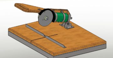 Приспособа для болгарки для резки металла