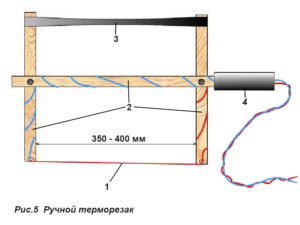 Струна для резки пенопласта своими руками
