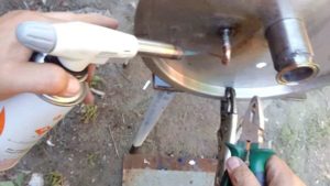 Как припаять медь к нержавейке