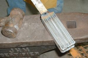 Как делают дамасскую сталь