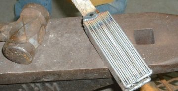 Как делают дамасскую сталь