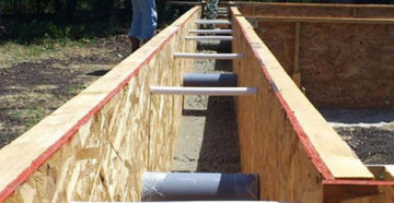 Опалубка из ОСБ своими руками