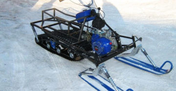 Как построить снегоход своими руками Как построить снегоход своими руками