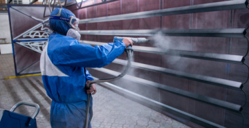 Нанесение полимерного покрытия на металл