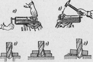 Подготовка к работе сверл