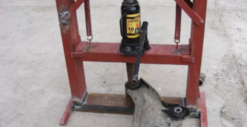 Пресс для запрессовки сайлентблоков своими руками